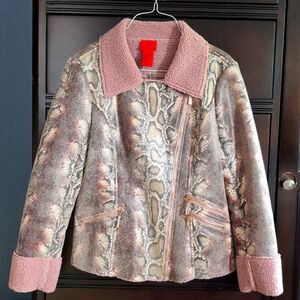 V Cristina fleece lined jacket